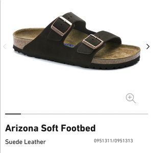 Birkenstock Arizona Suede Leather Sandal